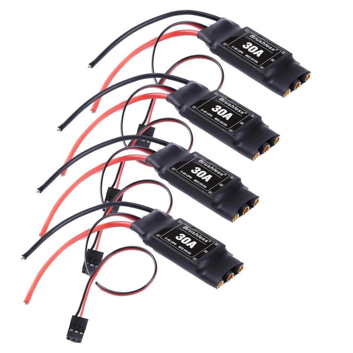 Бесщёточный мотор 2212 920KV CW/CCW и 30A ESC с бананами 3.5мм для F450/F550 мультикоптеров Бесщёточный мотор 2212 920KV CW/CCW и 30A ESC с бананами 3.5мм для F450/F550 мультикоптеров