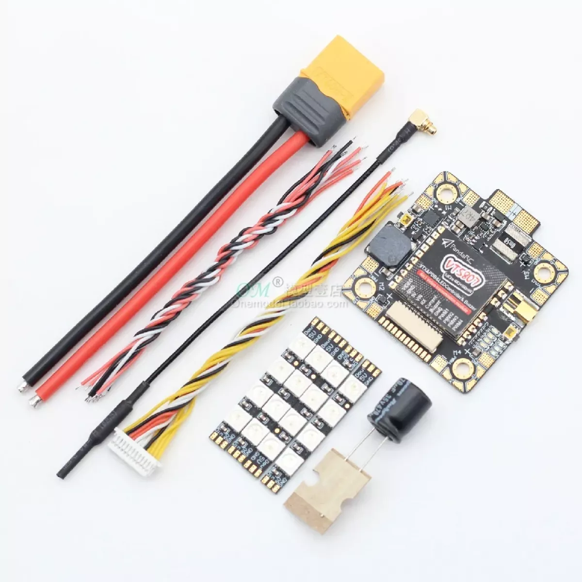 PANDARC VT5807 5.8ГГц 40CH VTX PDB&LED Контроллер&Зуммер 50x40x5мм для гоночного квадрокоптера PANDARC VT5807 5.8ГГц 40CH VTX PDB&LED Контроллер&Зуммер 50x40x5мм для гоночного квадрокоптера