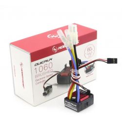 Оригинальный HobbyWing QuicRun 1060 60A ESC влагозащищённый для 1:10 RC авто, Brushed