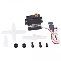 JX Servo PDI-1151MG — мини-серво 3.6 кг, 6В, водонепроницаемый, для RC вертолёта, авто, робота, лодки