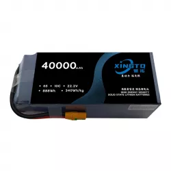 Аккумулятор XINGTO 22.2V 6S 40000mAh 10C LiPo – 340Втч/кг, полутвёрдый, для БПЛА