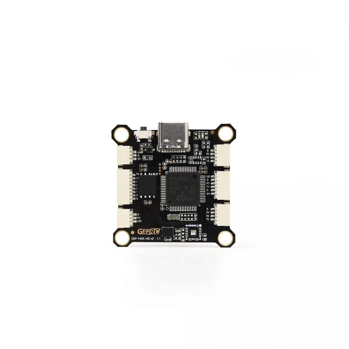 Контроллер полёта GEPRC GEP-F405-HD V2, STM32F405, 3–6S, 9V/5V BEC, DJI, 30.5x30.5мм для FPV дронов Контроллер полёта GEPRC GEP-F405-HD V2, STM32F405, 3–6S, 9V/5V BEC, DJI, 30.5x30.5мм для FPV дронов
