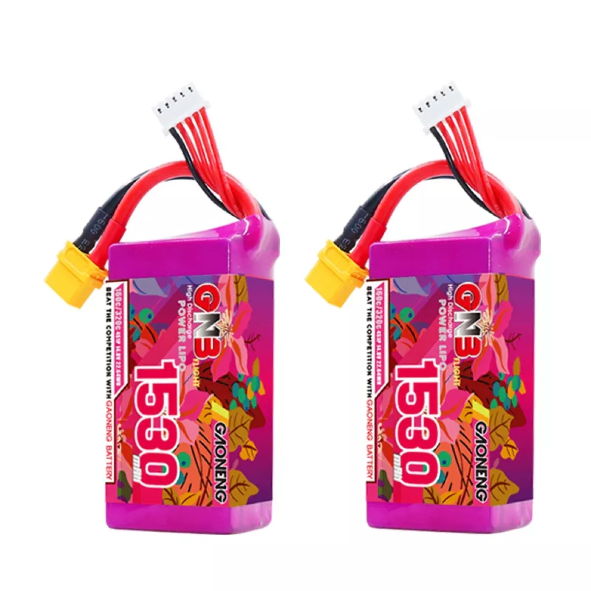 Аккумулятор GNB 4S 14.8V 1530mAh 160C/320C Lipo для квадрокоптеров RC FPV Аккумулятор GNB 4S 14.8V 1530mAh 160C/320C Lipo для квадрокоптеров RC FPV