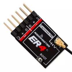 RadioMaster ER4 2.4GHz ELRS PWM приёмник — лёгкий и компактный для дронов, моделей и авто