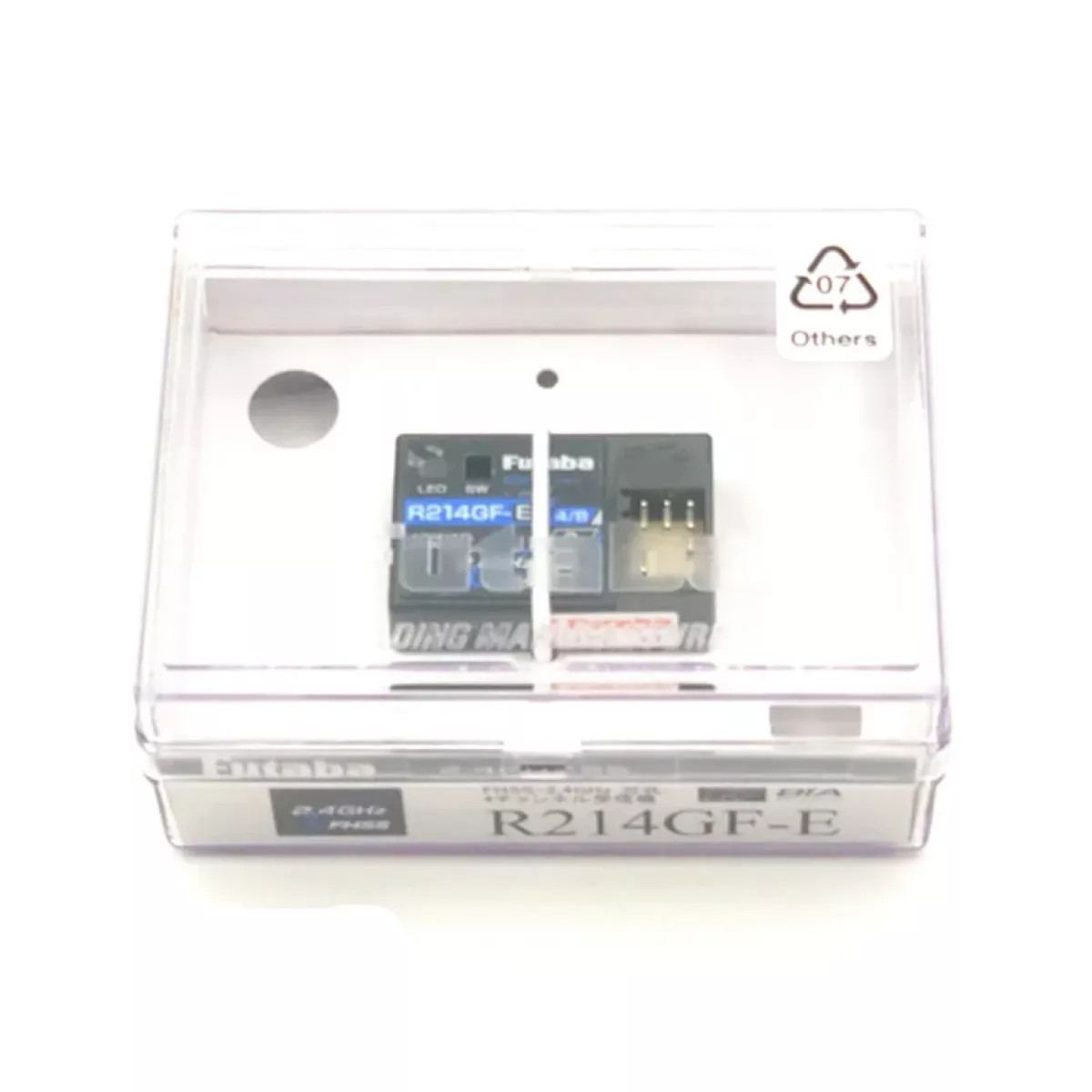 Приёмник Futaba R214GF-E 2.4ГГц 4-канальный S-FHSS HV с встроенной антенной для RC авто Приёмник Futaba R214GF-E 2.4ГГц 4-канальный S-FHSS HV с встроенной антенной для RC авто
