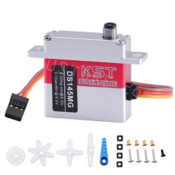 KST DS145MG сервопривод 5кг 0.12с металл. шестерни, цифровой для UAV, RC авто, робот, лодка, вертолёт