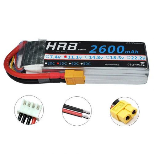 Аккумулятор HRB 3S 11.1V 2600мАч 35C Lipo XT60 T Deans XT90 EC5 для FPV, самолетов, авто, лодок RC