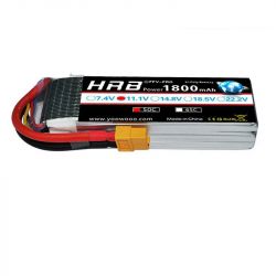 Аккумулятор Lipo HRB 11.1V 1800mAh 3S 50C XT60 EC5 XT90 EC2 T Deans EC3 для дрона, самолета, авто, катера