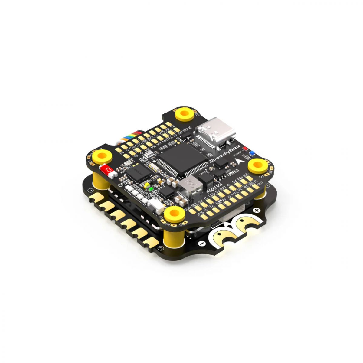Стек SpeedyBee F405 V4 BLS 55A 30x30 FC и ESC для FPV квадрокоптеров Стек SpeedyBee F405 V4 BLS 55A 30x30 FC и ESC для FPV квадрокоптеров