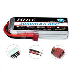 HRB Lipo 5S 18.5В аккумулятор T Deans 2200–22000mAh для T-REX 550 RC модели и запчасти