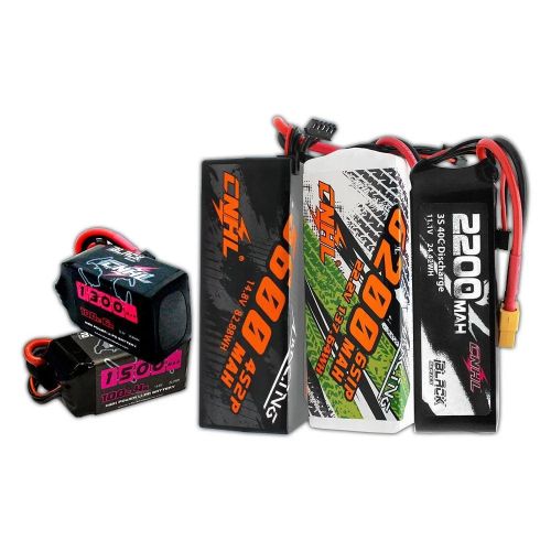 Аккумулятор CNHL Lipo для FPV дрона 2S/3S/4S/6S 7.4–22.2В 1500–9500мАч XT60/XT90/EC5 RC