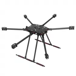 ZD850 PRO карбоновая рама 15" для FPV дрона с раскладными лучами и шасси, гексакоптер DIY