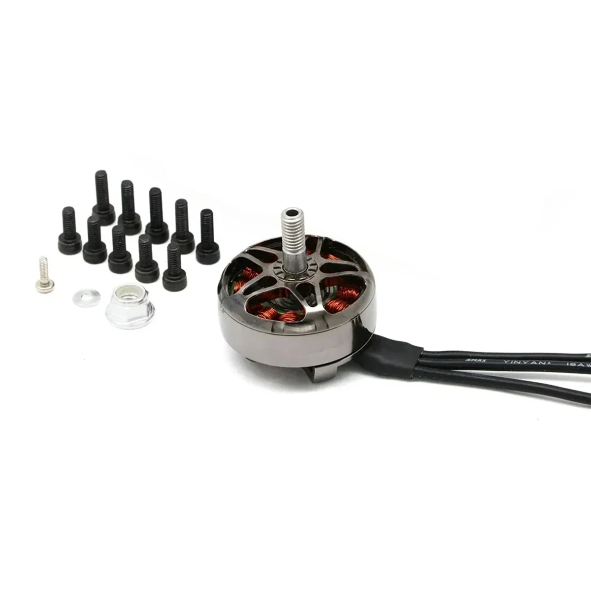 Бесколлекторный мотор BLDC MAX 2807 1300KV 3–6S для FPV дронов 7 дюймов, гоночный Бесколлекторный мотор BLDC MAX 2807 1300KV 3–6S для FPV дронов 7 дюймов, гоночный