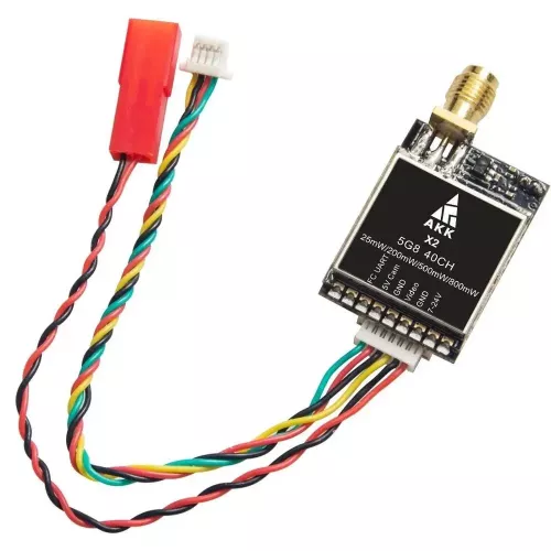AKK X2P/X2 5.8ГГц 40CH VTX – видеопередатчик FPV, 0.01–800mW, совместим с Betaflight OSD FC