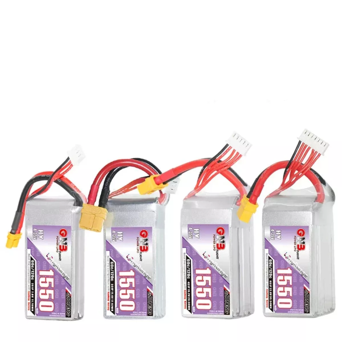 Аккумулятор GNB 2S/3S/4S/6S HV 1550mAh 60C/120C для RC автомобилей, дронов, самолётов Аккумулятор GNB 2S/3S/4S/6S HV 1550mAh 60C/120C для RC автомобилей, дронов, самолётов