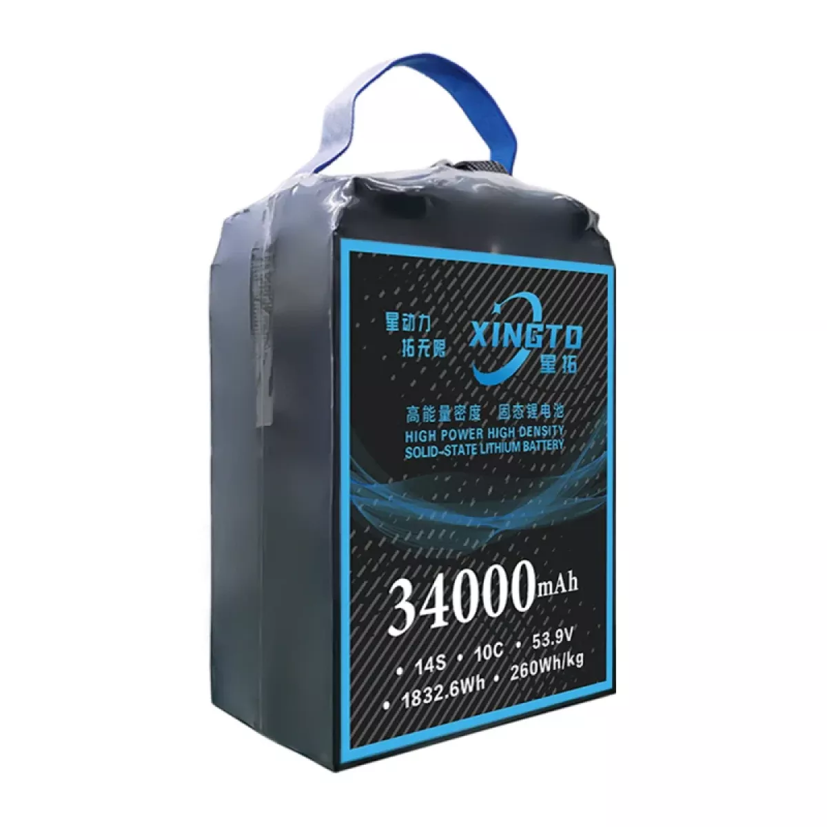 XINGTO 53.9V 14S HV 34000mAh 10C LiPo — высокоплотный полутвердотельный аккумулятор для БПЛА XINGTO 53.9V 14S HV 34000mAh 10C LiPo — высокоплотный полутвердотельный аккумулятор для БПЛА
