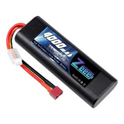Zeee 7.4V 50C 4000mAh LiPo аккумулятор с разъемом Deans, жёсткий кейс, 2S для RC моделей