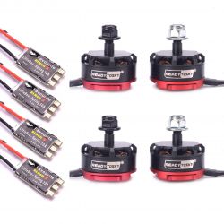 Бесколлекторный мотор RS2205 2300KV 2205 CW/CCW и ESC FVT Littlebee 30A BLHeli-s для FPV квадрокоптера