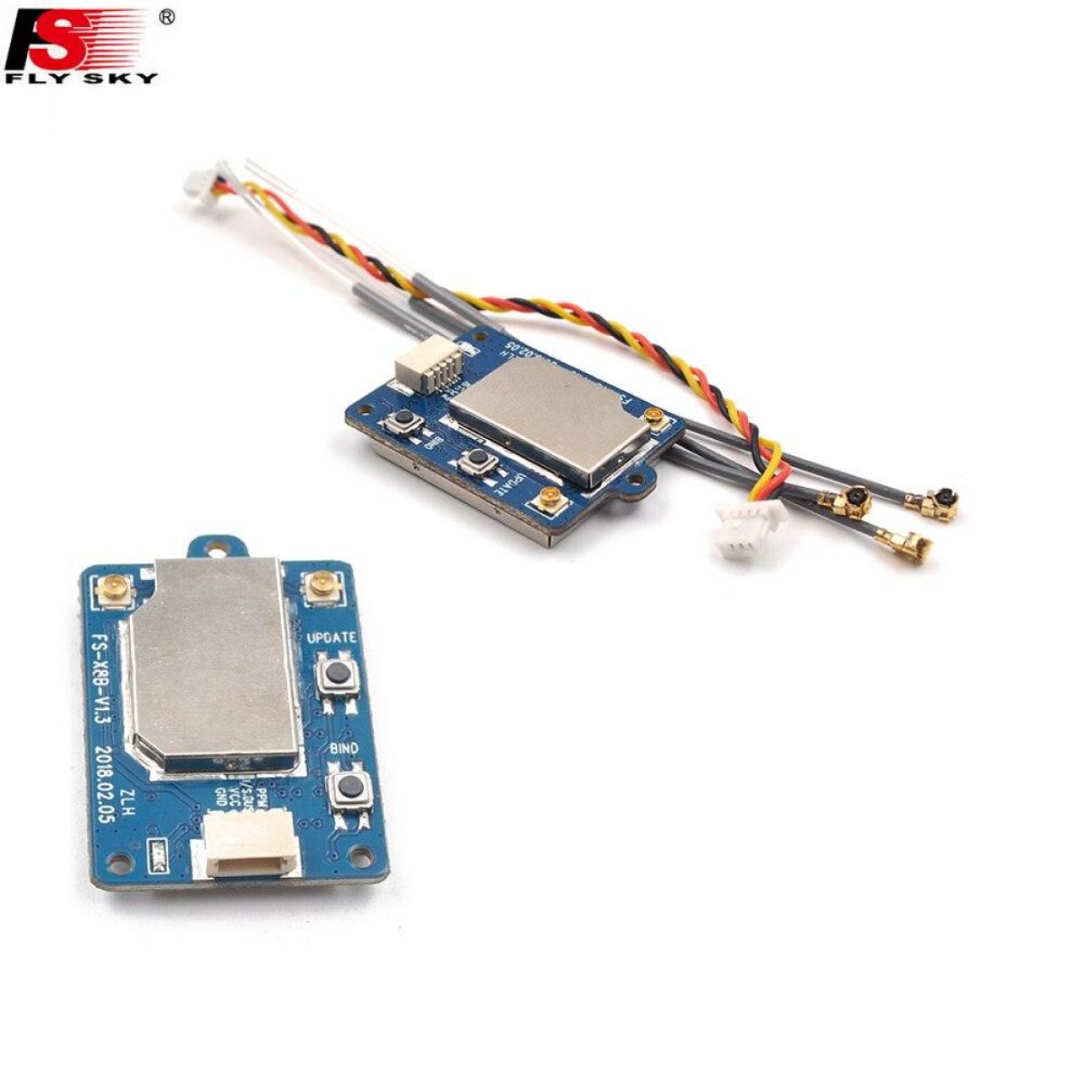 Передатчик Flysky FS-NV14 2.4G 14CH с сенсорным экраном 3.5" + 2 приёмника для FPV дрона/самолёта Передатчик Flysky FS-NV14 2.4G 14CH с сенсорным экраном 3.5" + 2 приёмника для FPV дрона/самолёта