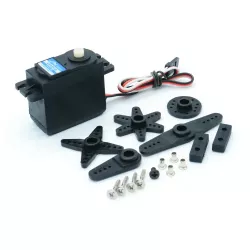 JX Servo PDI-4503HB/PS-4503HB — 3,95кг, пластиковые шестерни, стандартный цифровой/аналоговый серво для RC авто, лодок, дронов