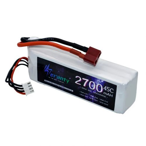 Аккумулятор LiPo 3S 11.1V 2700mAh 45C для квадрокоптера, авто, самолёта, лодки – запасной элемент
