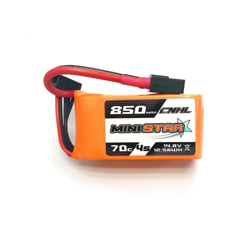 Аккумулятор CNHL 4S 14.8V LiPo 850mAh 70C XT60 для FPV дрона, квадрокоптера, самолёта, 2/4 шт.
