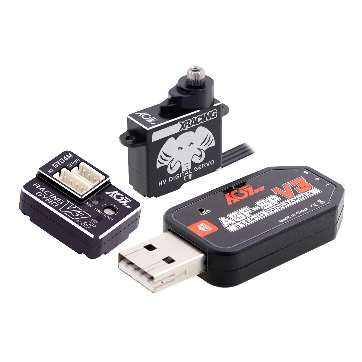 AGFRC короткий кабель A06CLS V2 15T MG 3.0КГ 0.052С программируемый RC 7г микро серво для авто/самолёта AGFRC короткий кабель A06CLS V2 15T MG 3.0КГ 0.052С программируемый RC 7г микро серво для авто/самолёта