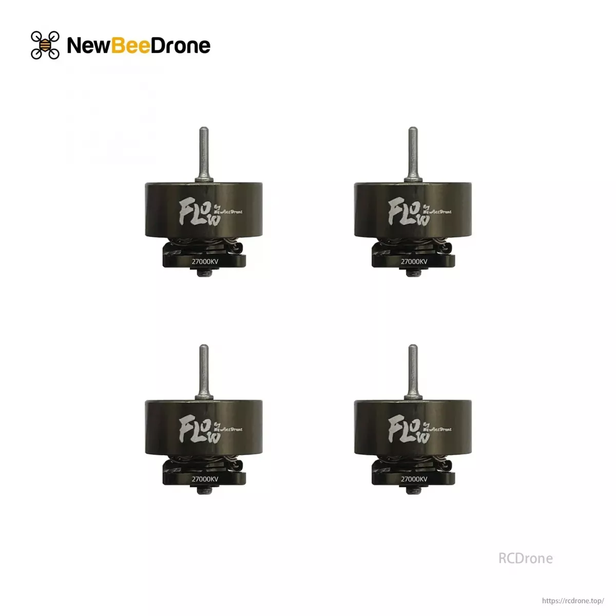 4шт NewBeeDrone Flow 0802 19000KV/27000KV 1S FPV моторы с двумя подшипниками для Whoop 4шт NewBeeDrone Flow 0802 19000KV/27000KV 1S FPV моторы с двумя подшипниками для Whoop
