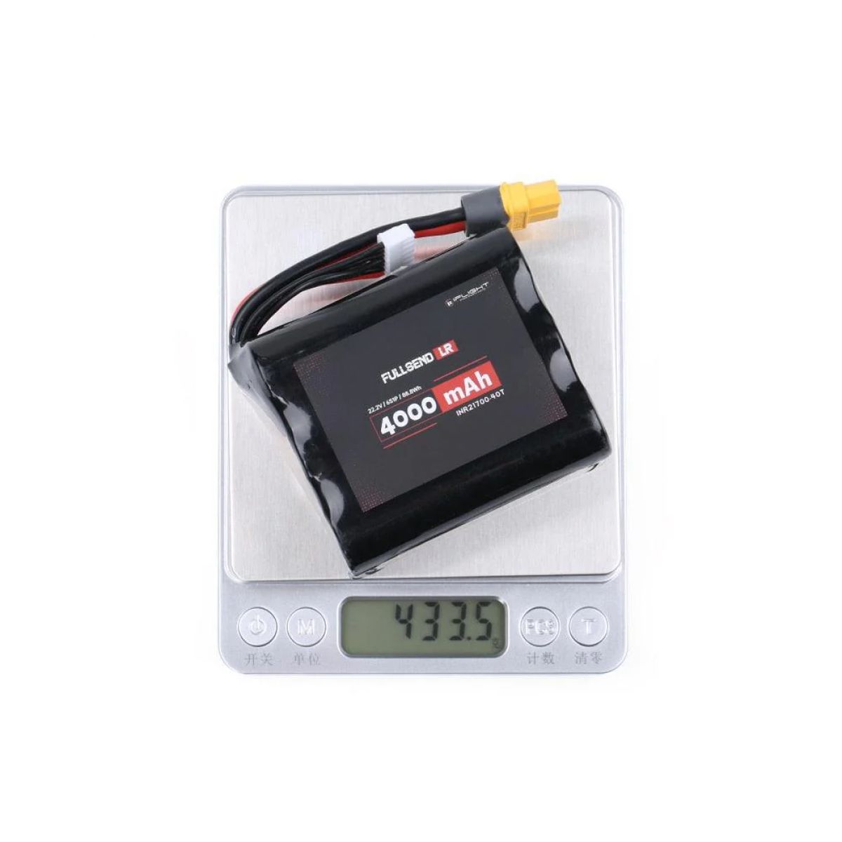 Аккумулятор iFlight FULLSEND 6S 4000мАч 22.2В Li-Ion LR INR21700-40T с разъемом XT60H для FPV дронов Аккумулятор iFlight FULLSEND 6S 4000мАч 22.2В Li-Ion LR INR21700-40T с разъемом XT60H для FPV дронов