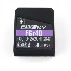 FlySky FGR4D — 4-канальный 2.4ГГц приёмник с двусторонней связью для RC автомобилей