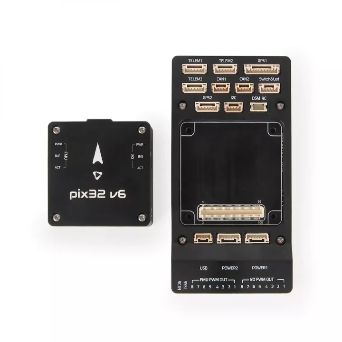 Контроллер полёта Holybro Pix32 v6 STM32H743, стандартный/мини комплект с GPS M8N/M9N/M10 Контроллер полёта Holybro Pix32 v6 STM32H743, стандартный/мини комплект с GPS M8N/M9N/M10