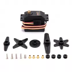 FEETECH FB5317M — 8.4В, 15/17кг, 360° сервопривод с аналоговой обратной связью и магнитным энкодером для роботов и RC моделей