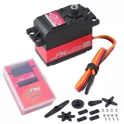 JX Servo BLS-HV6122MG — высокоточный бесколлекторный сервопривод 22кг 6В для RC авто и вертолётов