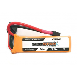 Комплект 4 шт. CNHL Lipo 4S 14.8V 450mAh 70C MiniStar XT30 для FPV дронов CineBee Whoop Toothpick