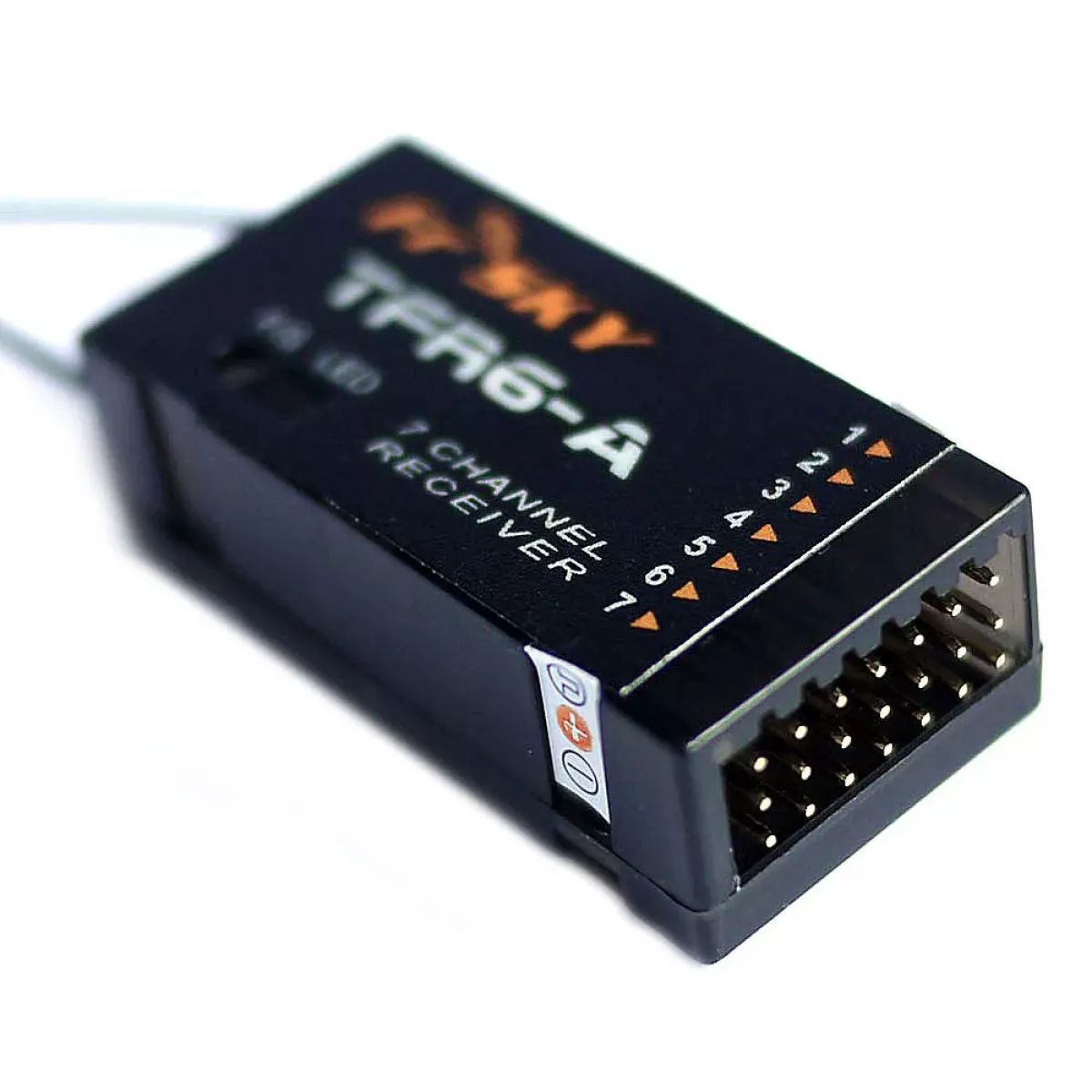 FrSky TFR6-A приёмник 2.4G 7-канальный, совместим с Futaba FASST (горизонтальные разъёмы) FrSky TFR6-A приёмник 2.4G 7-канальный, совместим с Futaba FASST (горизонтальные разъёмы)