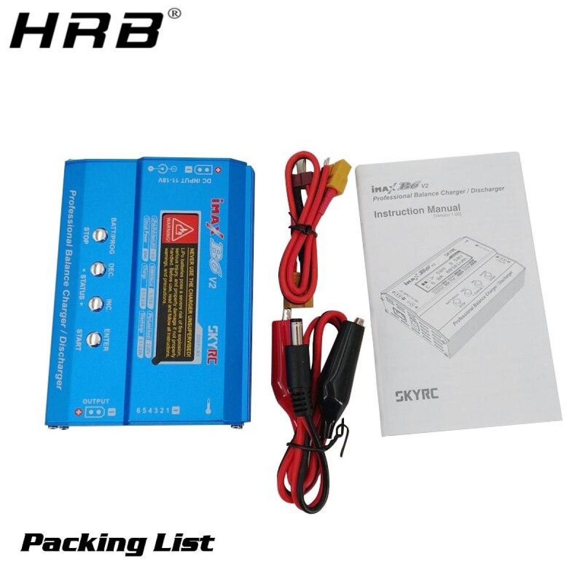 Зарядное устройство Skyrc iMax B6 V2 60W 6A для LiPo LiHV NiMH LiFe, LCD, разрядка, XT60, RC Зарядное устройство Skyrc iMax B6 V2 60W 6A для LiPo LiHV NiMH LiFe, LCD, разрядка, XT60, RC