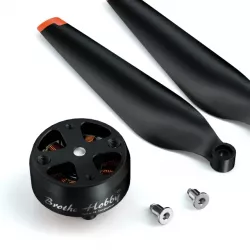 Бесколлекторный мотор BrotherHobby F2004 1900KV 3S для дронов + складной пропеллер бесплатно