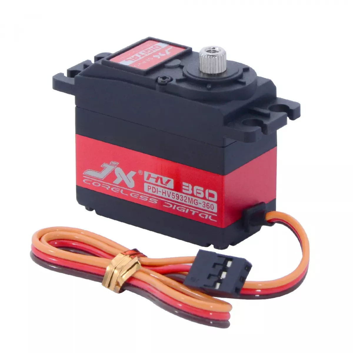 JX Servo PDI-HV5932MG — цифровой стандартный сервопривод 32кг 8.4В 120/180/360° для RC моделей JX Servo PDI-HV5932MG — цифровой стандартный сервопривод 32кг 8.4В 120/180/360° для RC моделей