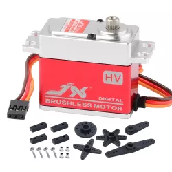 JX Servo BLS-HV7046MG — 46кг бесщеточный HV цифровой сервопривод с металлическими шестернями для дронов и вертолетов