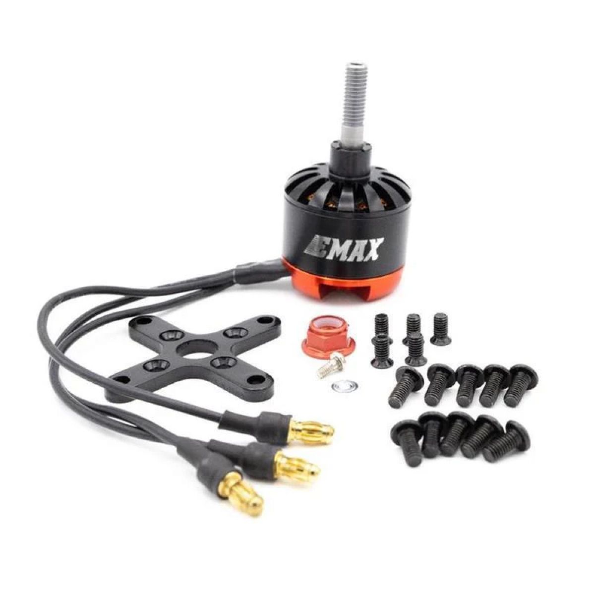 Бесколлекторный мотор Emax GTII-2212T 1800/2200/2450KV с резьбовым валом для FPV дронов и RC самолётов Бесколлекторный мотор Emax GTII-2212T 1800/2200/2450KV с резьбовым валом для FPV дронов и RC самолётов