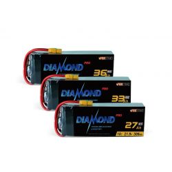 Аккумулятор Diamond Pro 14S 51.1V 27/33/36Ah 330Wh/кг, полутвёрдый Li-ion для БПЛА