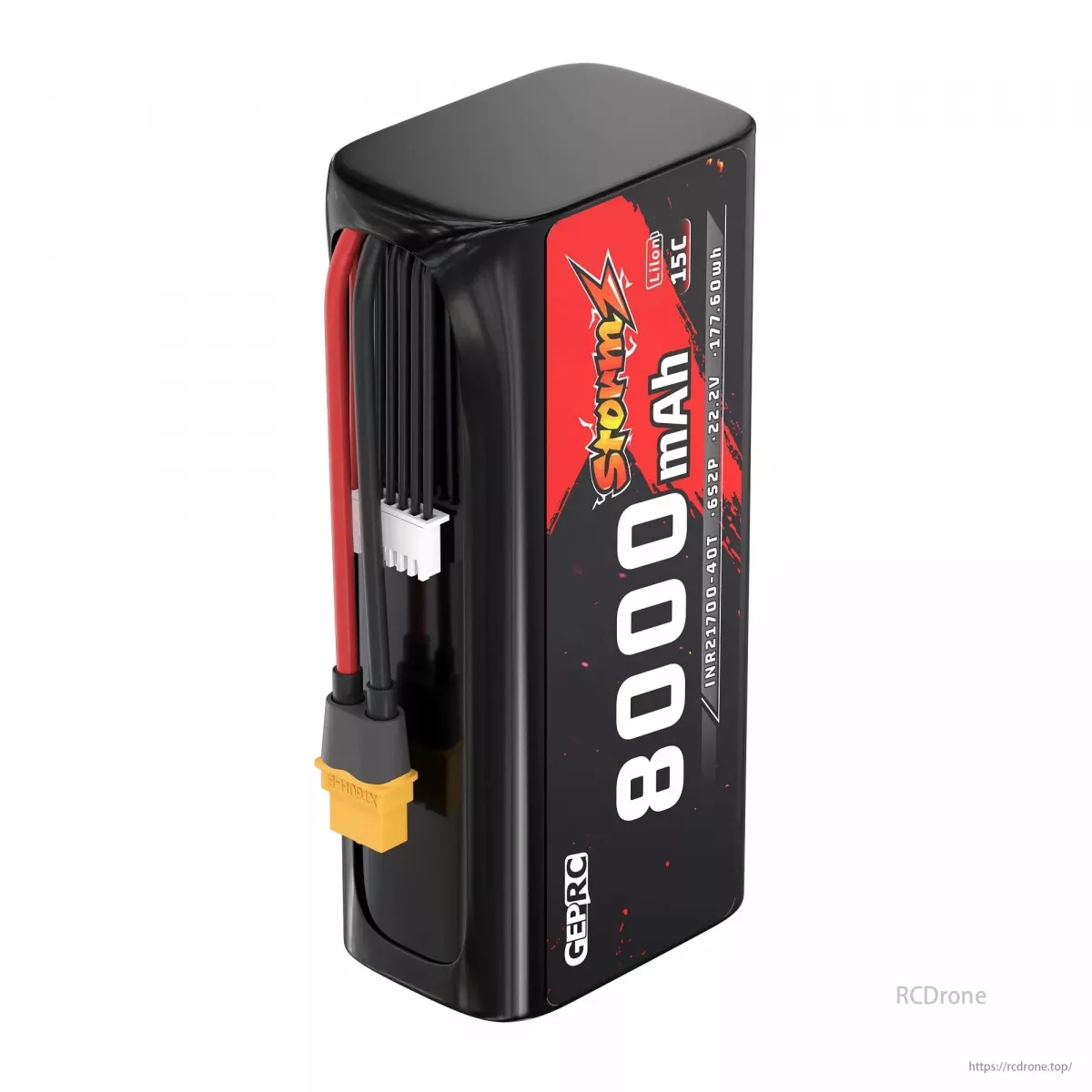 Аккумулятор GEPRC Storm IRT21700-40T 22.2В 6S2P 8000мАч 15C Li-Ion для FPV дронов 7-9 дюймов Аккумулятор GEPRC Storm IRT21700-40T 22.2В 6S2P 8000мАч 15C Li-Ion для FPV дронов 7-9 дюймов