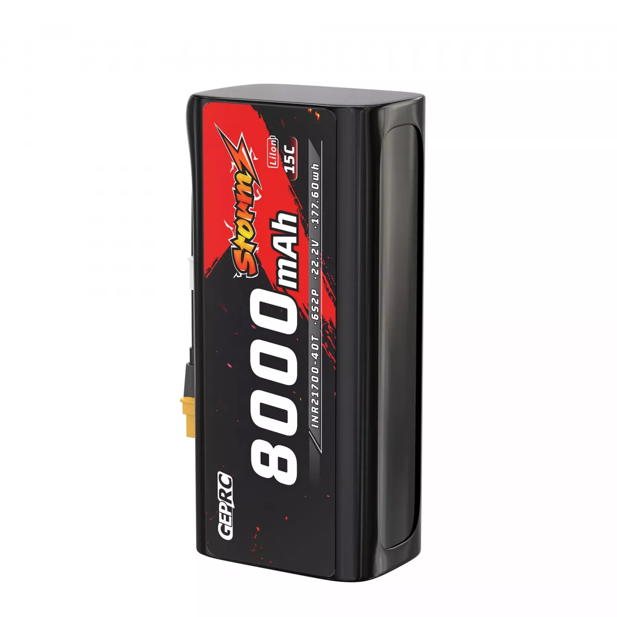 Аккумулятор GEPRC Storm IRT21700-40T 22.2В 6S2P 8000мАч 15C Li-Ion для FPV дронов 7-9 дюймов Аккумулятор GEPRC Storm IRT21700-40T 22.2В 6S2P 8000мАч 15C Li-Ion для FPV дронов 7-9 дюймов