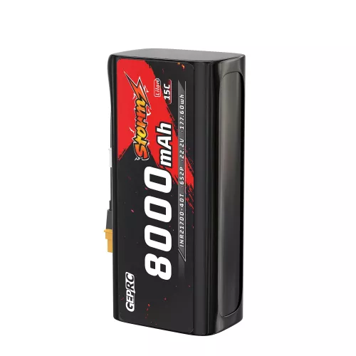 Аккумулятор GEPRC Storm IRT21700-40T 22.2В 6S2P 8000мАч 15C Li-Ion для FPV дронов 7-9 дюймов