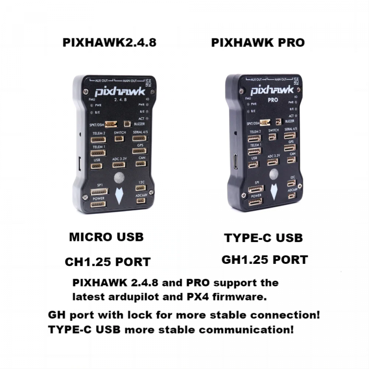 Контроллер автопилота Pixhawk PX4 PRO PIX 32-бит, 4G SD, для квадрокоптера, Ardupilot, ArduPlane, ArduRover Контроллер автопилота Pixhawk PX4 PRO PIX 32-бит, 4G SD, для квадрокоптера, Ardupilot, ArduPlane, ArduRover