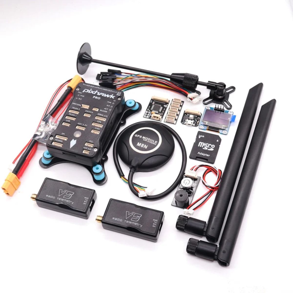 Контроллер автопилота Pixhawk PX4 PRO PIX 32-бит, 4G SD, для квадрокоптера, Ardupilot, ArduPlane, ArduRover Контроллер автопилота Pixhawk PX4 PRO PIX 32-бит, 4G SD, для квадрокоптера, Ardupilot, ArduPlane, ArduRover