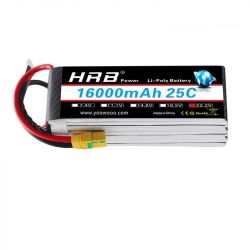HRB Lipo 6S аккумулятор 16000mAh 22.2V AS150 XT150 XT90 XT90-S Deans T XT60 EC5 для дронов, самолетов