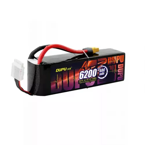 Аккумулятор DUPU 6200mAh 3S/4S/6S LiPo для дрона, самолета, авто, лодки – 35C/60C/85C, разъем XT60