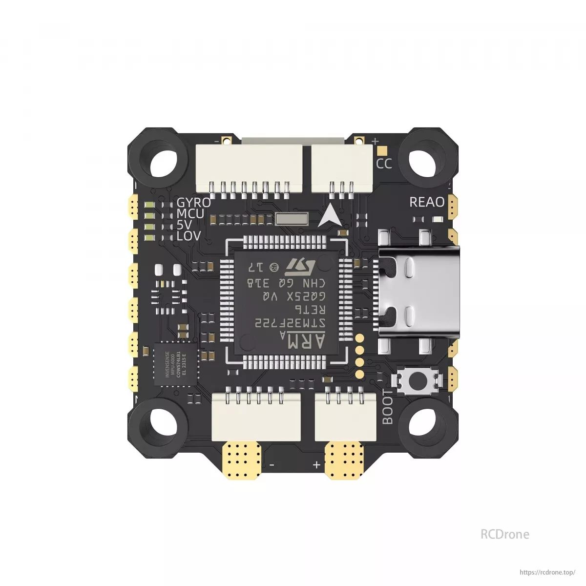 Стек GEPRC TAKER F722 BL32 E55A SE – 25.5x25.5мм F722 FC + 55A 32Bit ESC для FPV дронов 2–6S Стек GEPRC TAKER F722 BL32 E55A SE – 25.5x25.5мм F722 FC + 55A 32Bit ESC для FPV дронов 2–6S