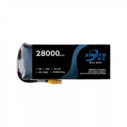 Аккумулятор XINGTO 22.2В 6S 28000мАч 10C LiPo – 340Втч/кг, высокая плотность для дронов